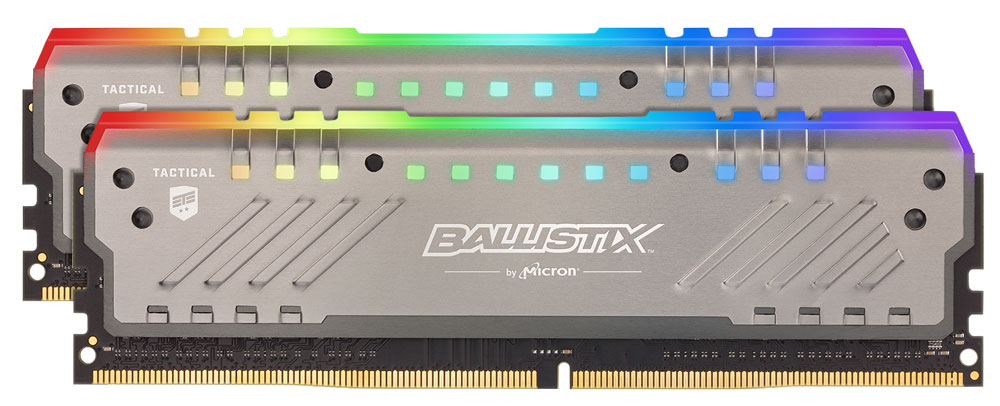 Ballistix Tactical Tracer RGB 8GB 2666MHz DDR4 Gaming Memory