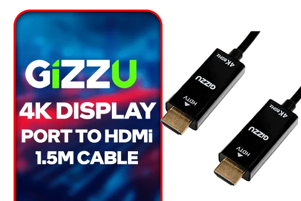 Gizzu K Displayport To Hdmi Cable M Long