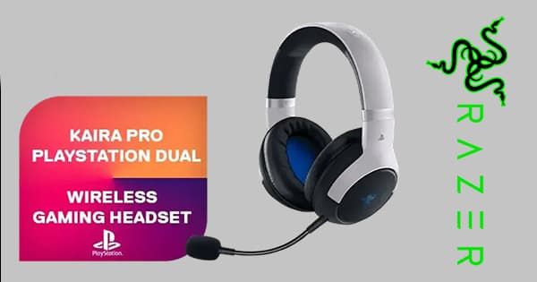 Razer Kaira Pro Wireless Gaming Headset for PlayStation - White