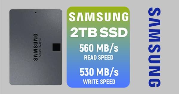 Samsung 870 QVO 2TB SSD - High-Performance Solid State Drive for