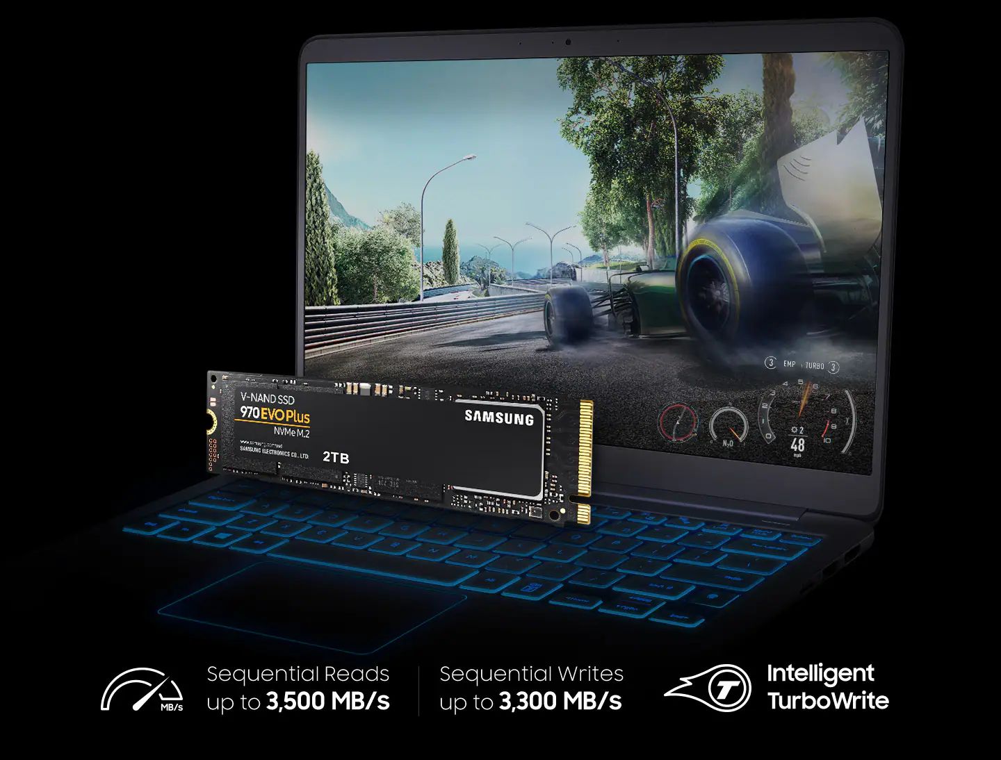 Samsung 970 EVO Plus 2TB NVMe SSD - High-Speed Storage Solution