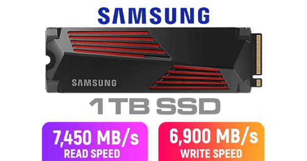 Samsung 990 Pro 1TB Heatsink NVMe SSD - Speed & Performance | Evetech