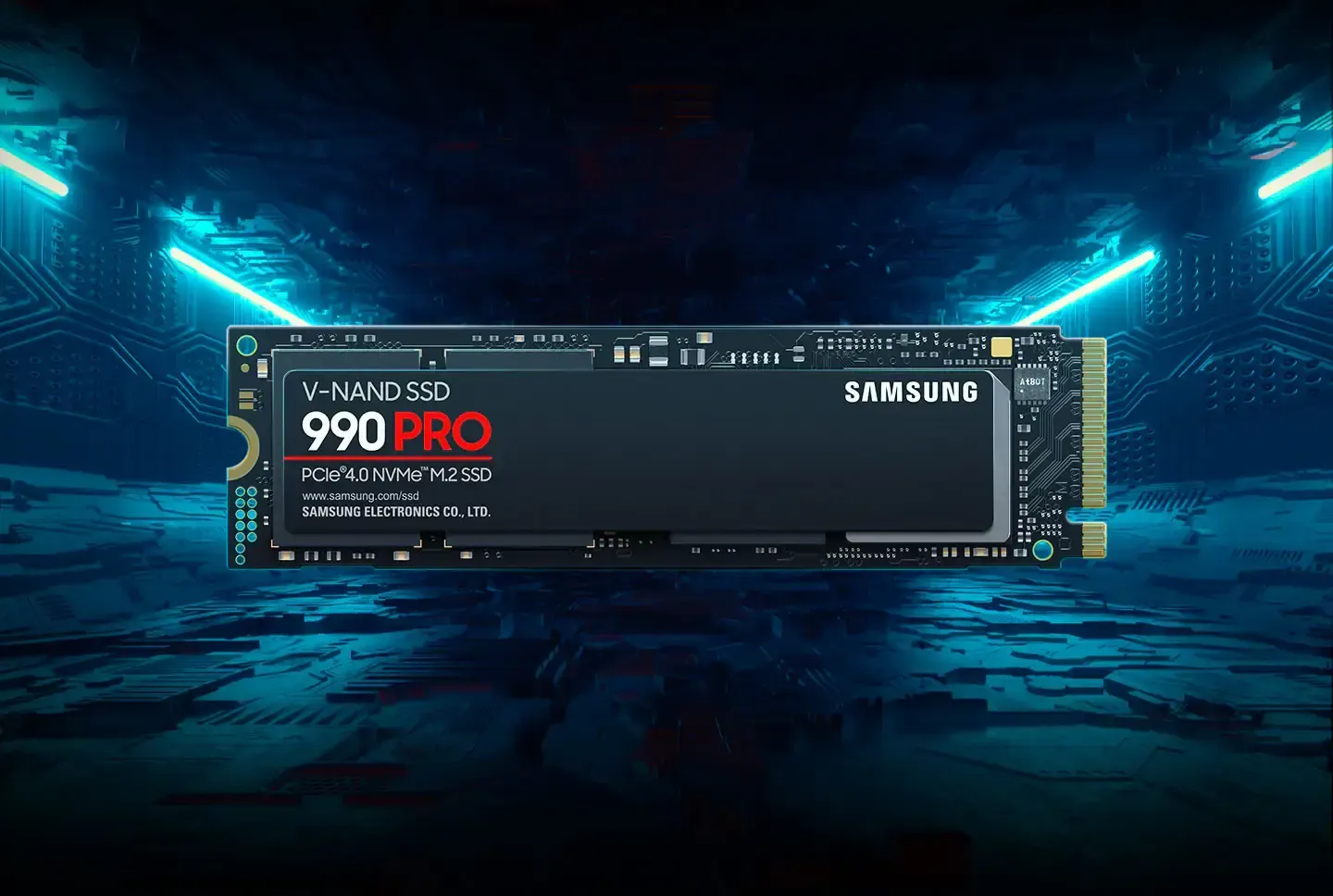 Samsung 990 Pro 2TB NVMe SSD showcasing ultimate PCIe 4.0 performance