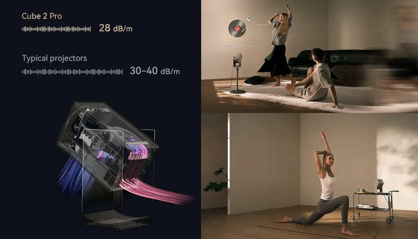 Innovative 28 dB whisper-quiet cooling system for silent operation