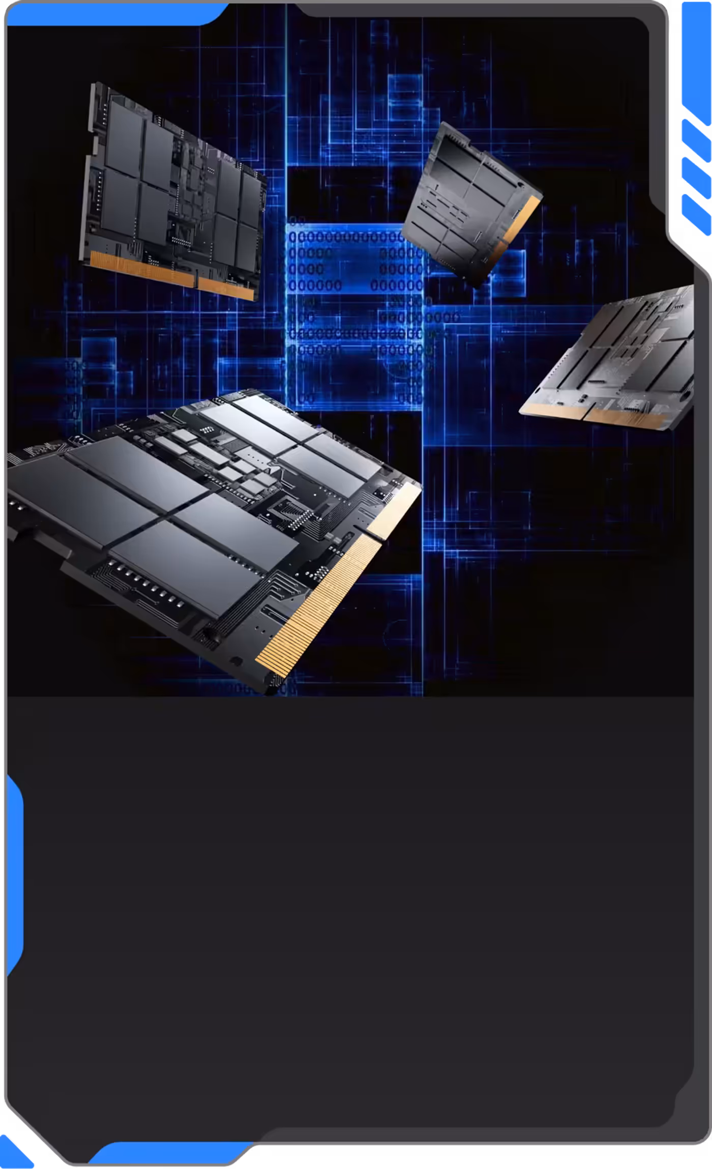 High-capacity DDR5 memory modules for intensive computing tasks