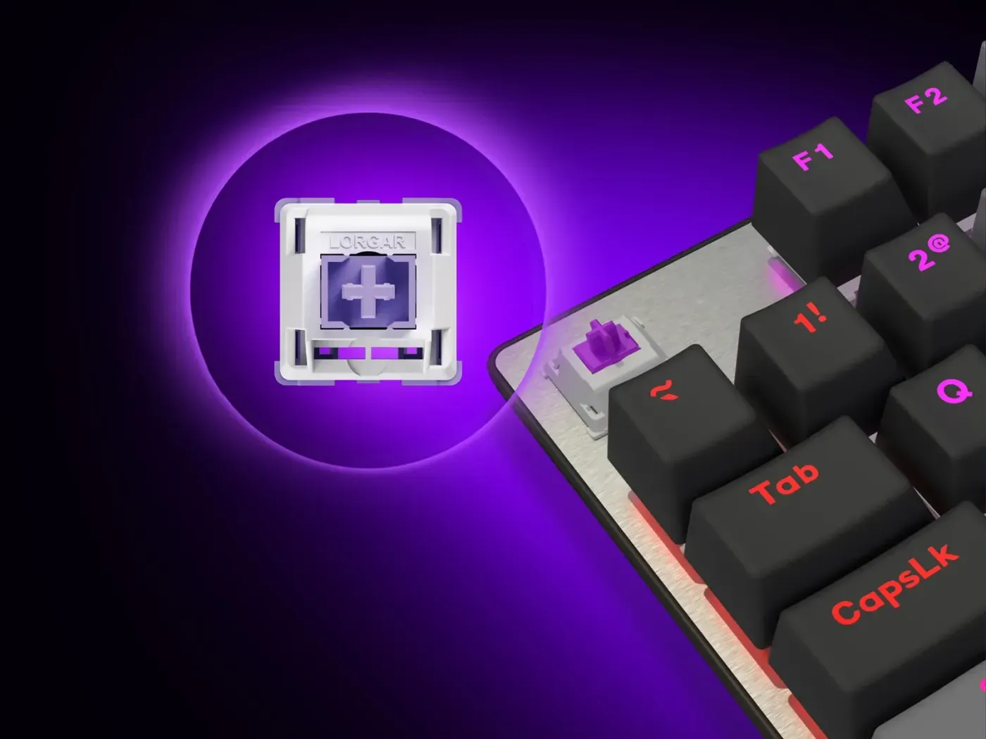 Linear Dream Switches mechanism with 40g actuation force
