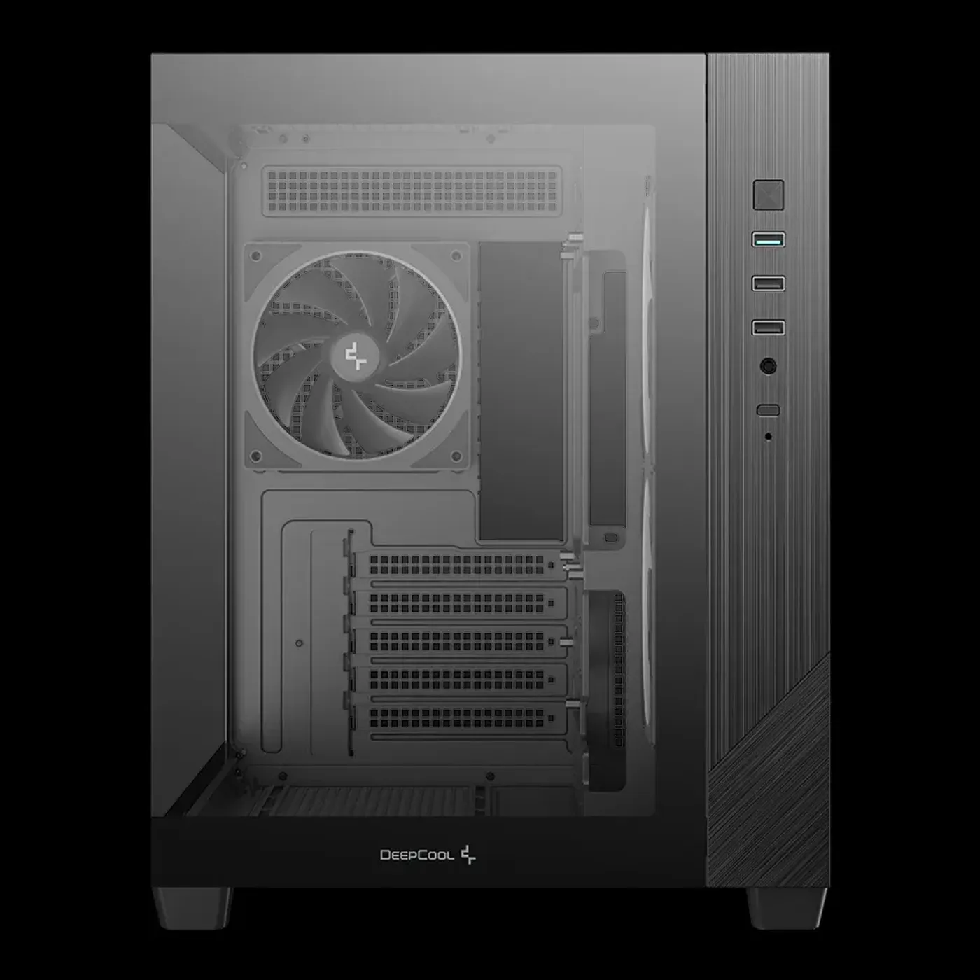 Dual chamber layout separating PSU and storage for improved airflow