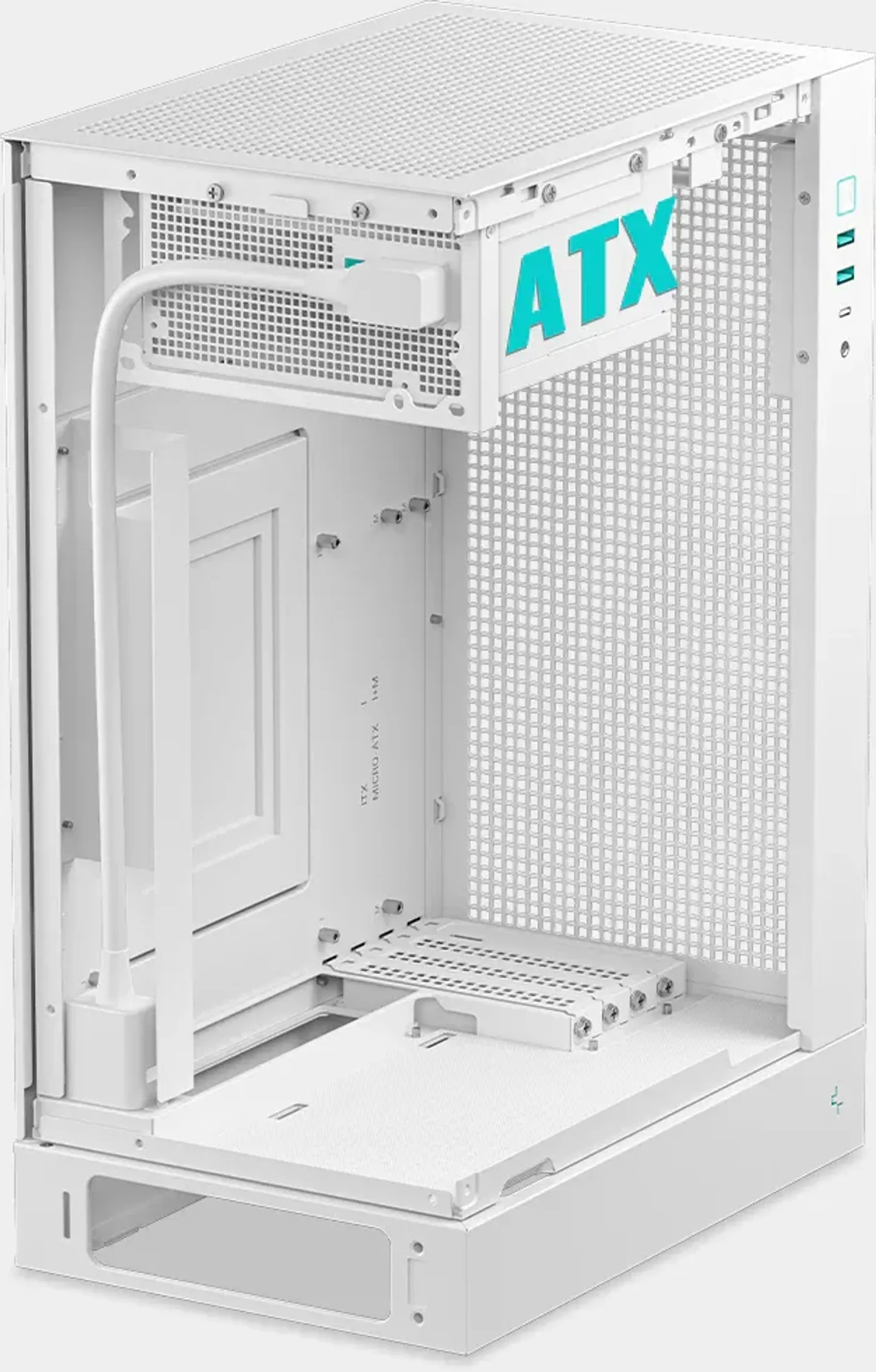 CH170 PLUS WH compatible with ATX, SFX, and SFX-L power supplies up to 140mm length