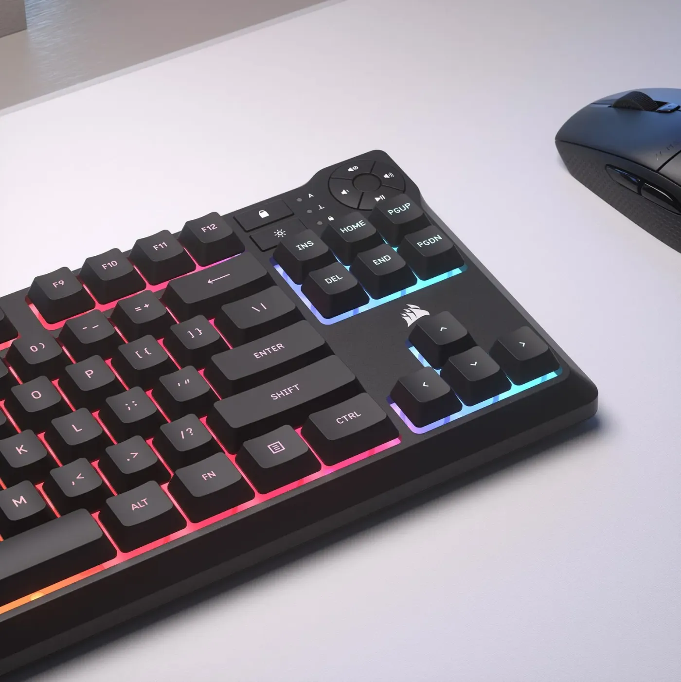 K55 CORE TKL keyboard showcasing gaming-ready design