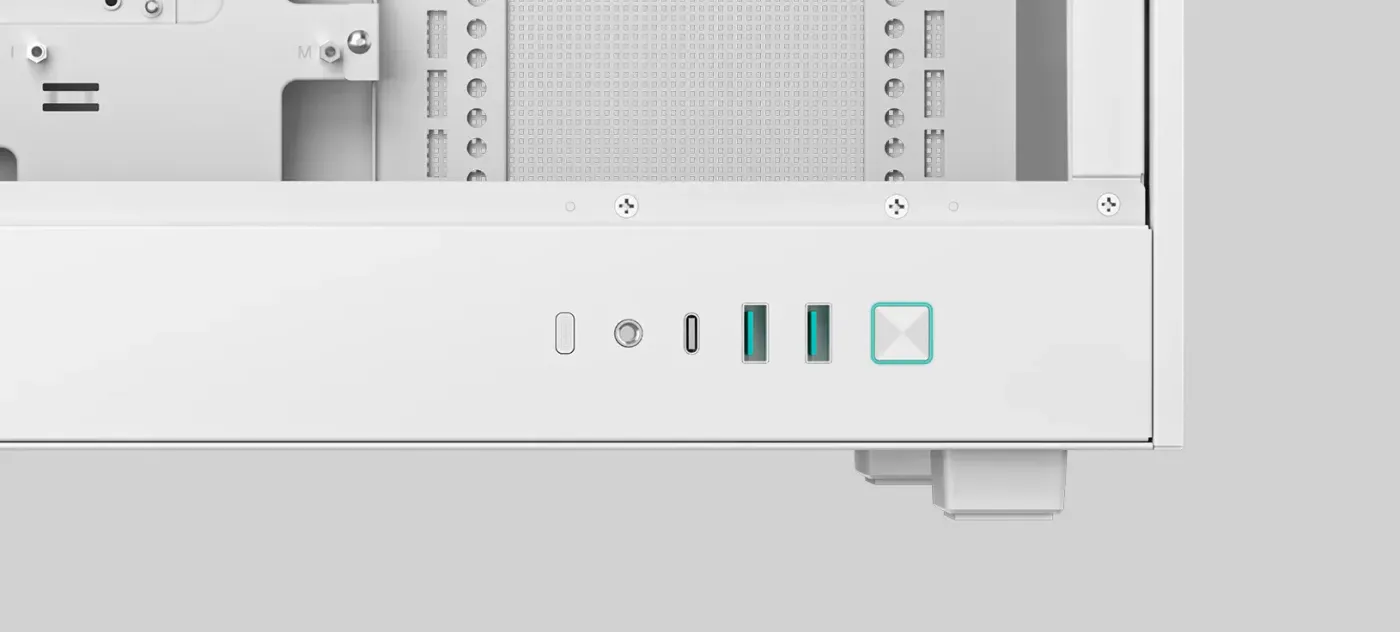 CH260 WH front I/O panel with USB 3.0 and Type C ports