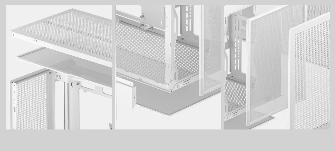 CH260 WH removable dust filters for easy cleaning