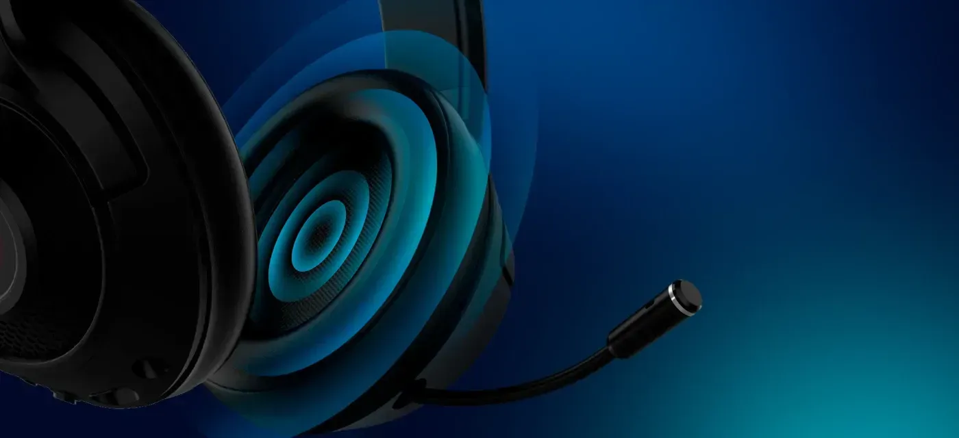 40mm speakers delivering clear audio with 20Hz to 20kHz frequency range