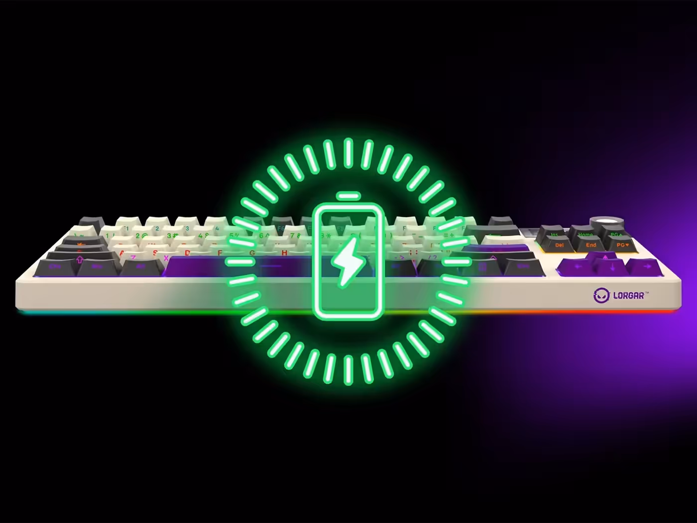 Long-lasting 7200 mAh battery for wireless gaming