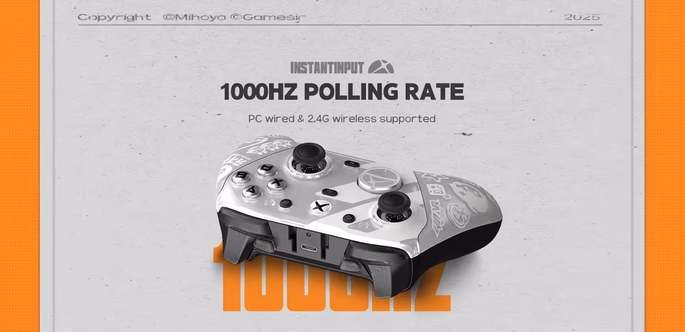 The Zenless Zone Zero G7 Pro on its included smart charging station