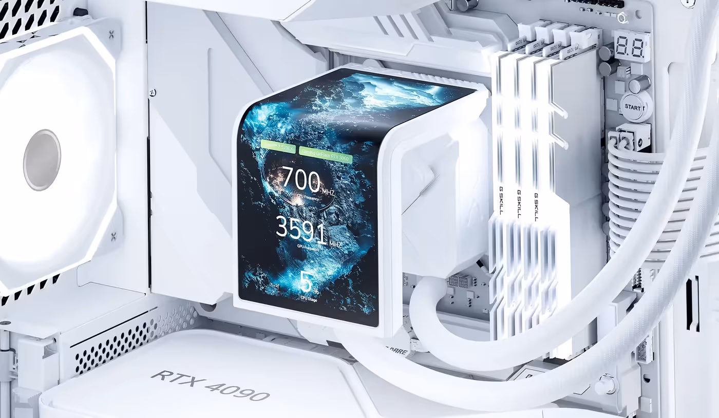 Waterfall Mode interface designed for vertical screen orientation