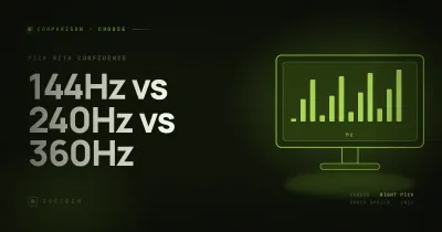 144Hz vs 240Hz vs 360Hz — Which Refresh Rate Should You Buy (SA, 2026)
