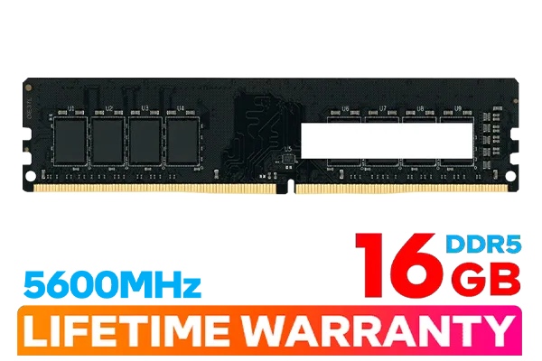 16GB DDR5 5600Mhz High-Performance Gaming RAM - Included