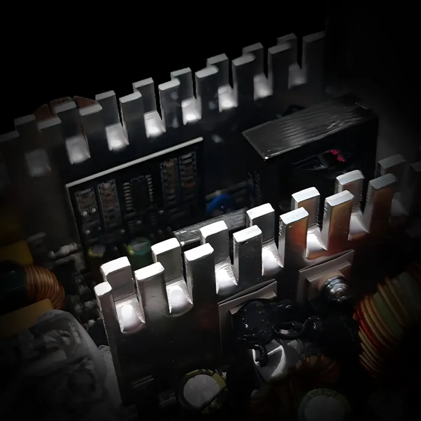 Compact internal design with large crystal heat dissipation