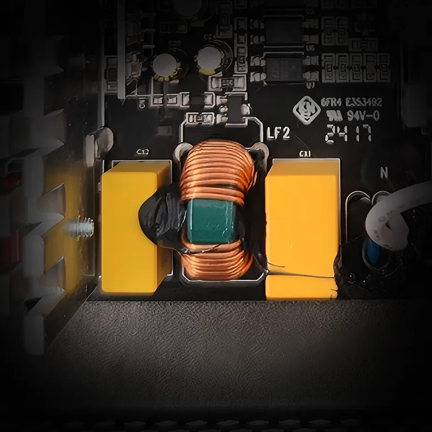 Dual-level EMI filter for reduced electromagnetic interference