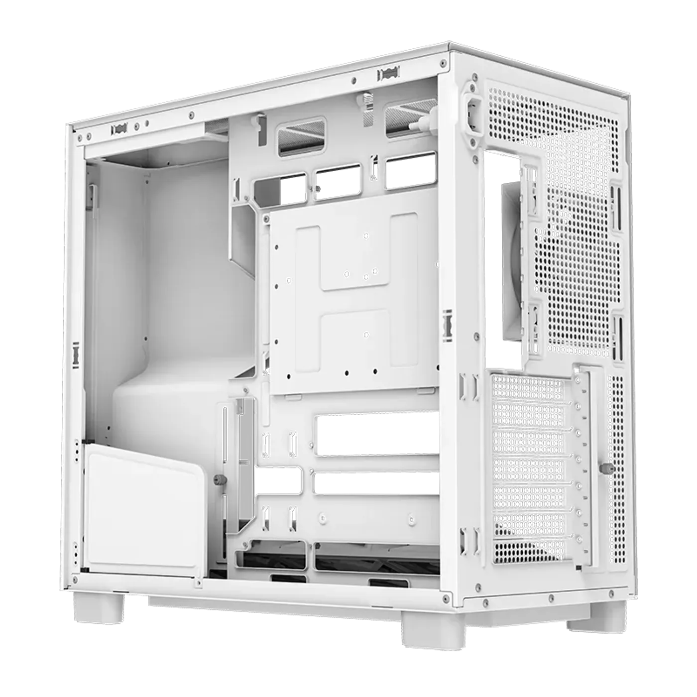BTF motherboard compatibility inside NEX C53 WH case with 30mm cable management space