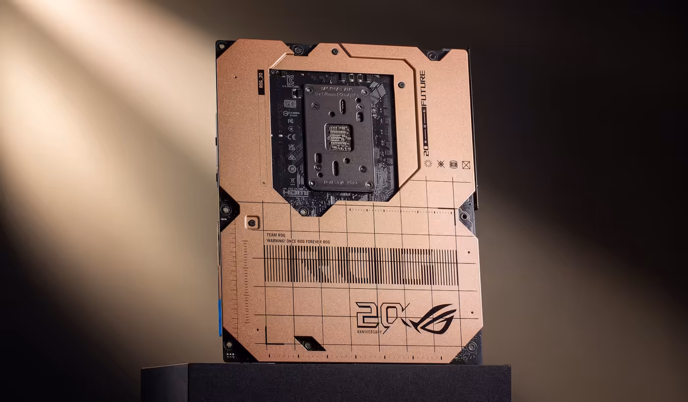 A view of the backplate for the ROG Crosshair 20006