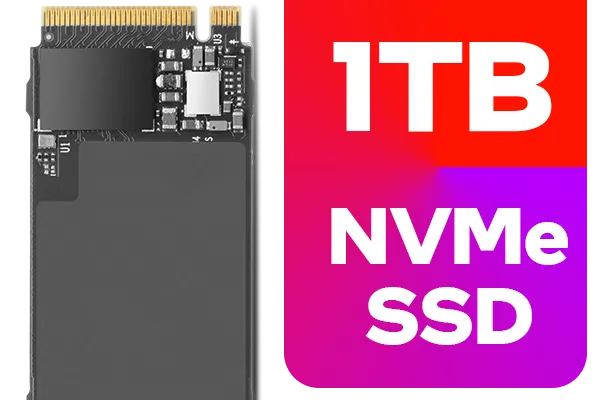 1TB Ultra-Fast NVME SSD Upto 3100MB/s+ Speed - Included