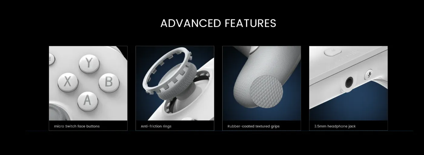 Magnetic swappable faceplate being lifted off the GameSir G7 HE