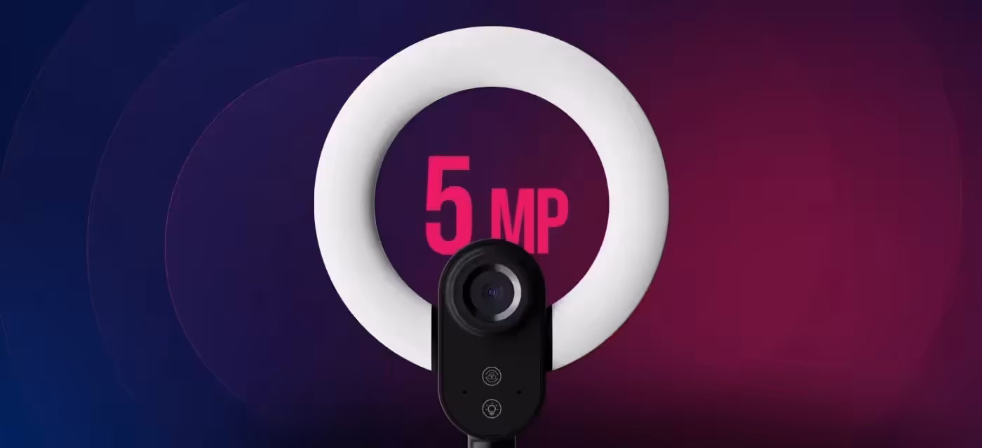 5 MP camera sensor recording FullHD 1080p video at 60 FPS