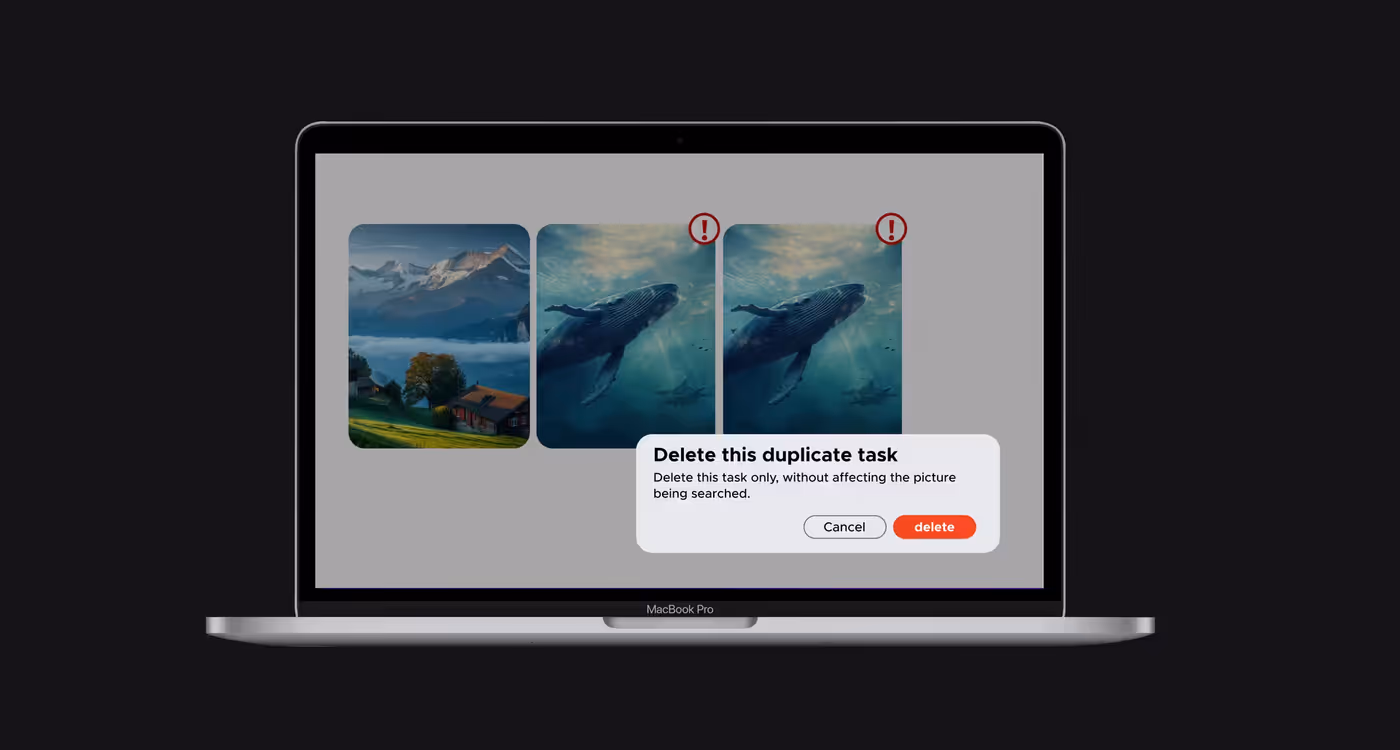 UGREEN NASync AI photo management showing duplicate photo detection and cleanup.