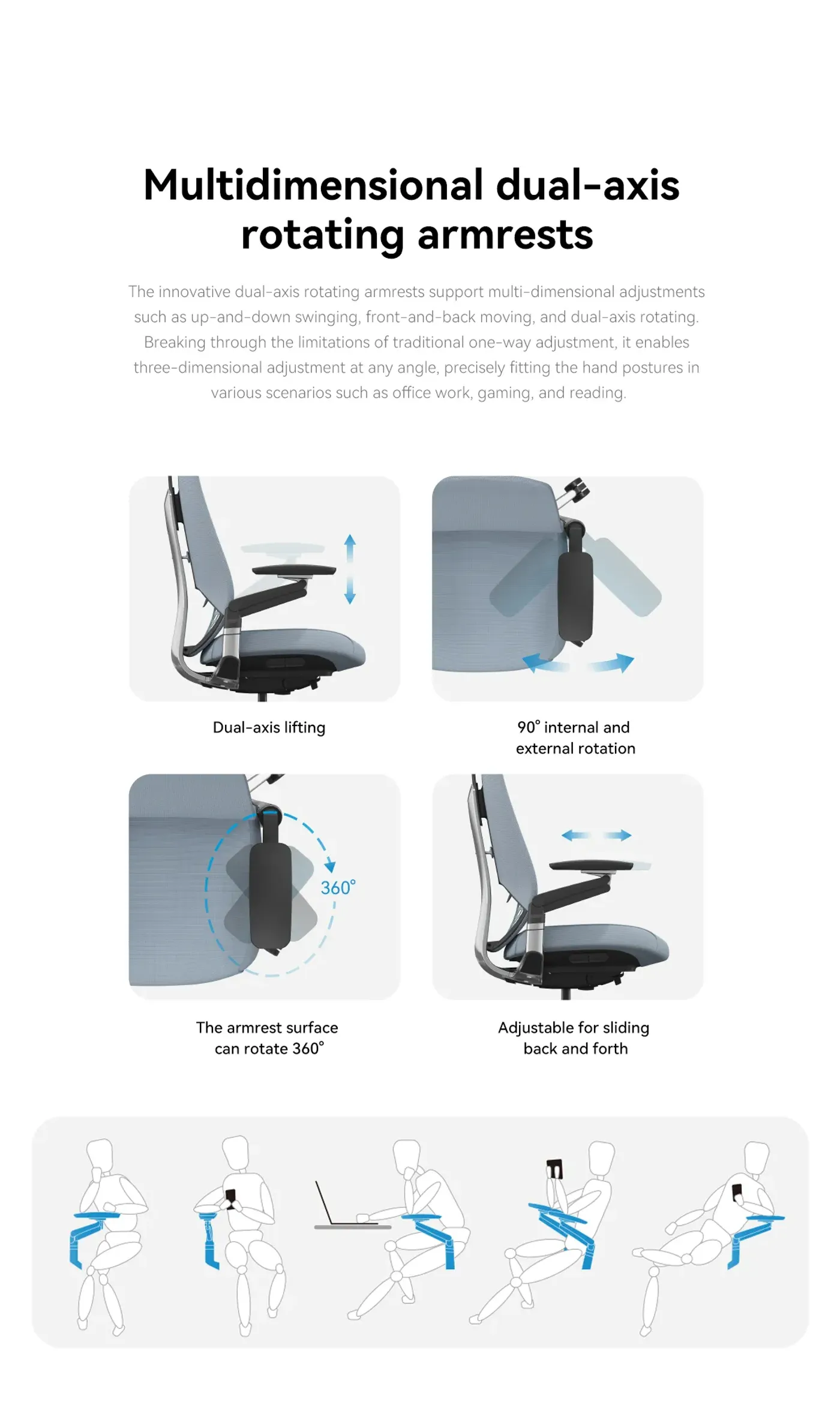Donati tilt mechanism and control levers under the Enova Vector seat