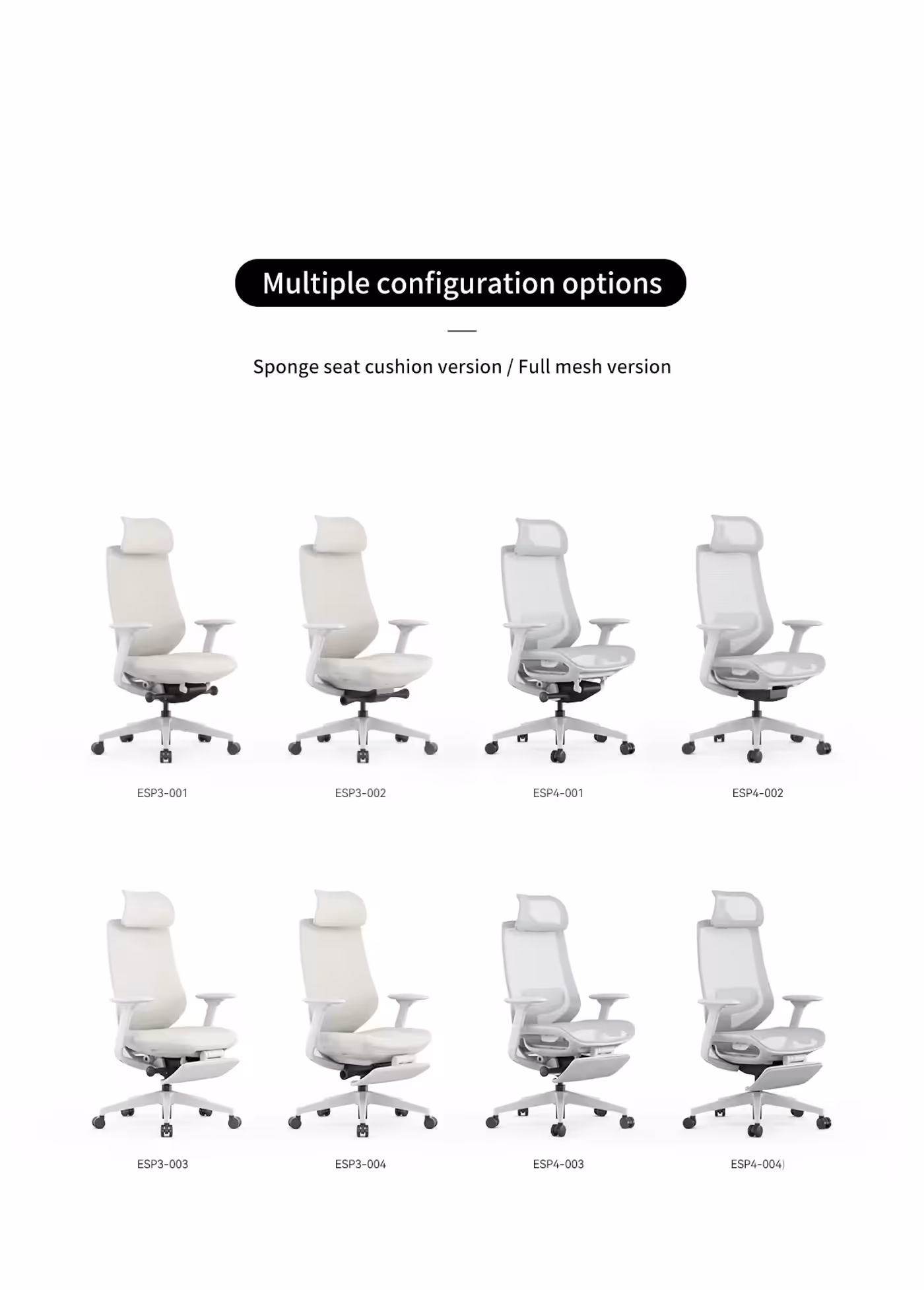 6D grey armrest with PU pad on the Enova Sparta 3