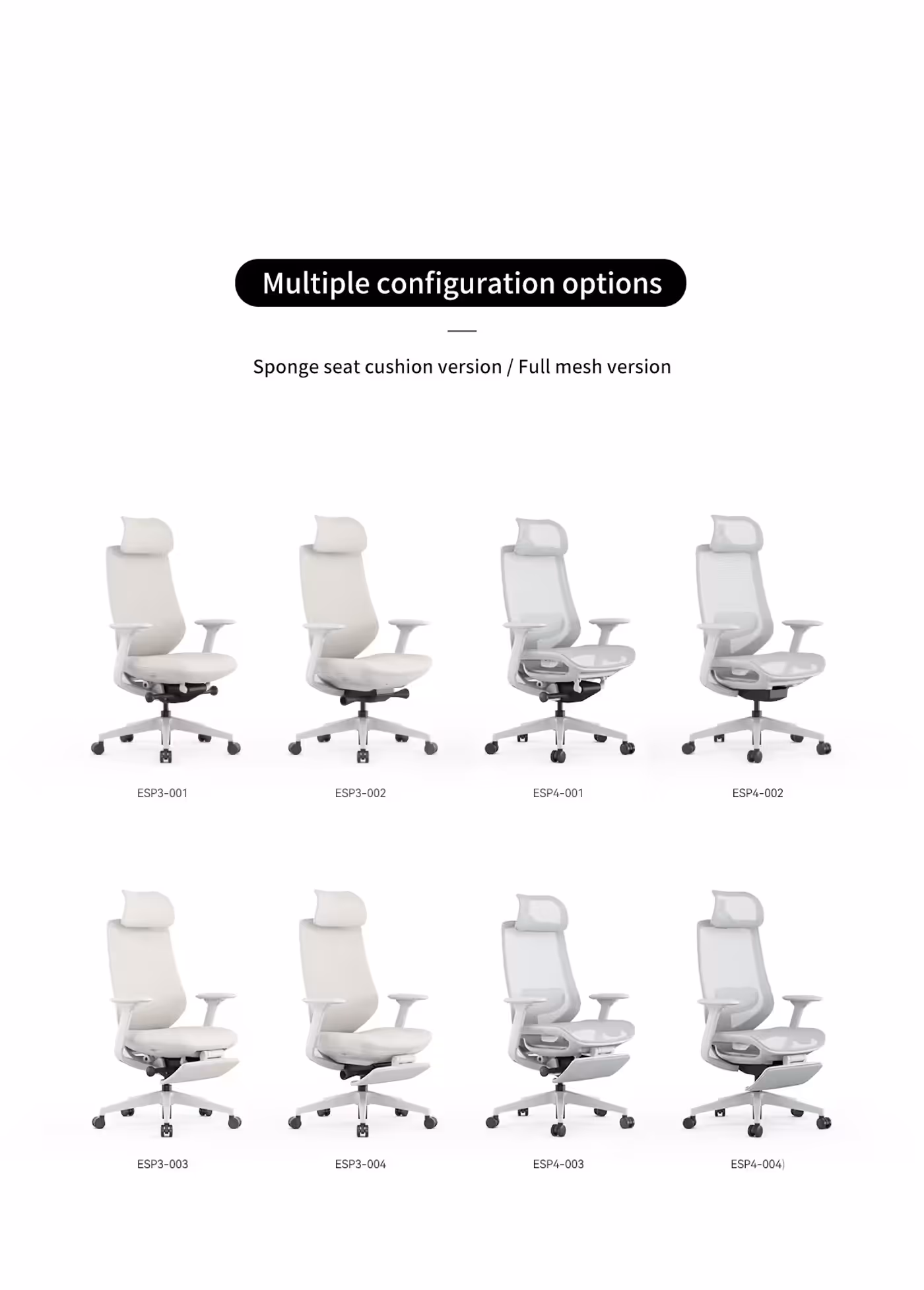 Enova Sparta 3 light grey chair reclined into a locked position