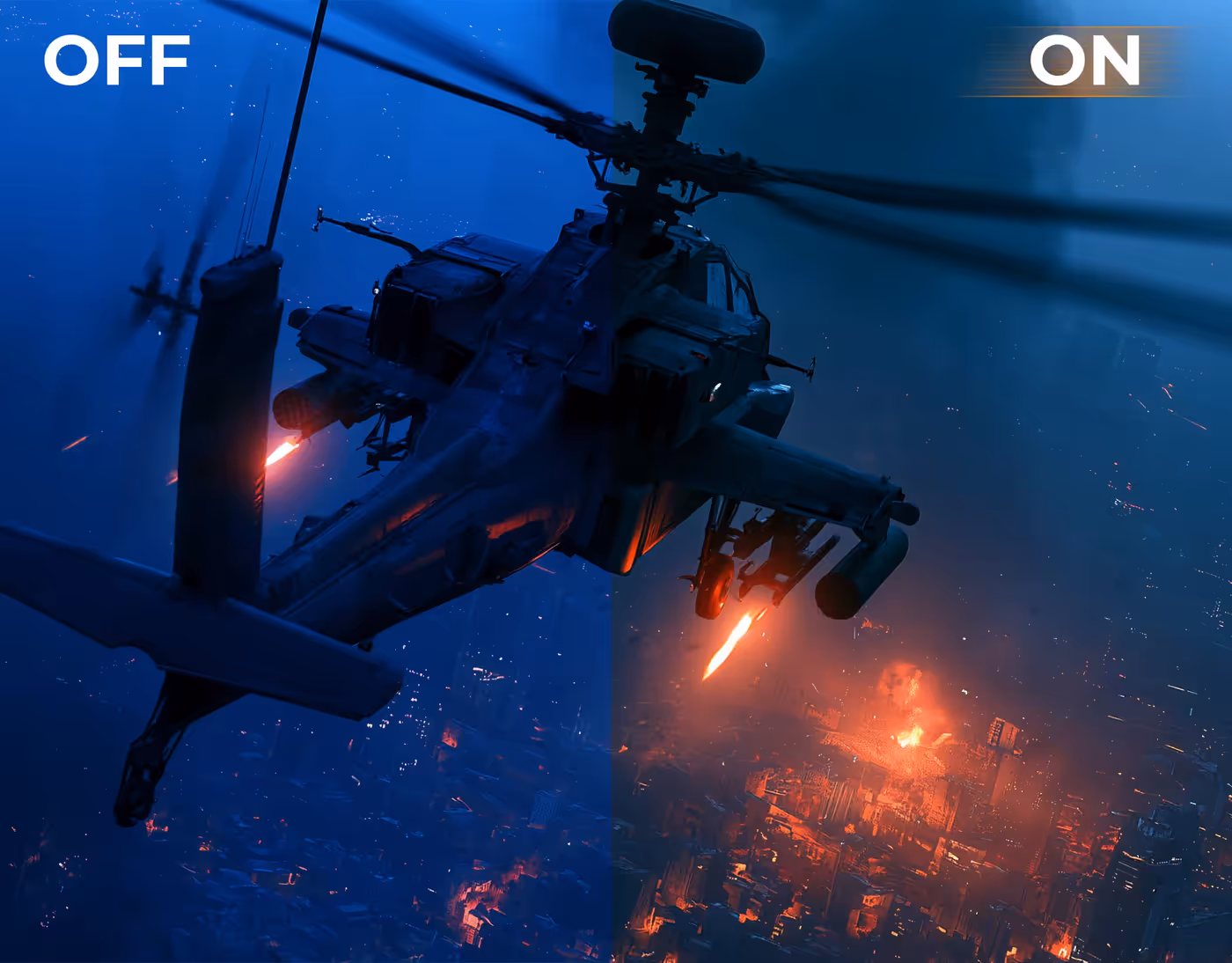 AOC Anti-Blue Light technology protecting eyes while maintaining image clarity