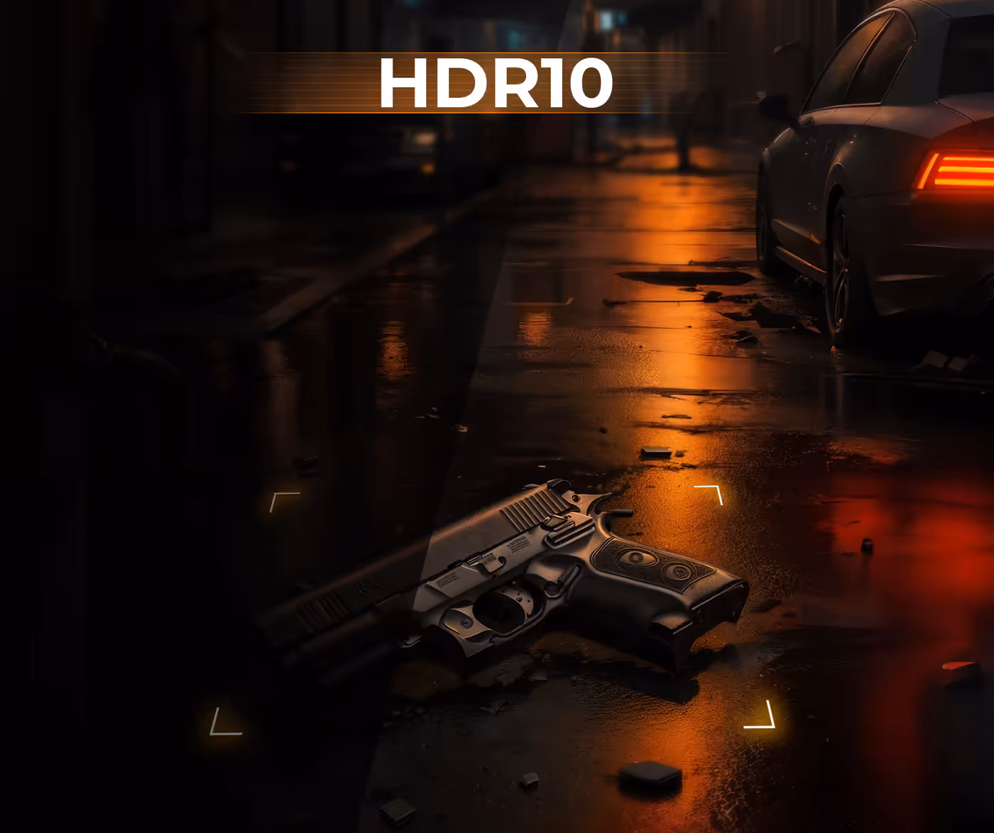 HDR10 technology enhancing image realism and immersion during gameplay