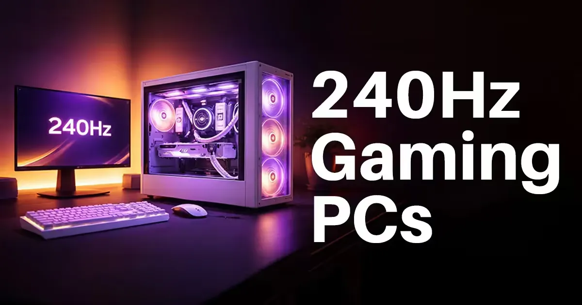240Hz Gaming PCs - Ultra Smooth Performance | Evetech