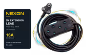Nexon Heavy Duty 5m Extension Lead - Black - image 1