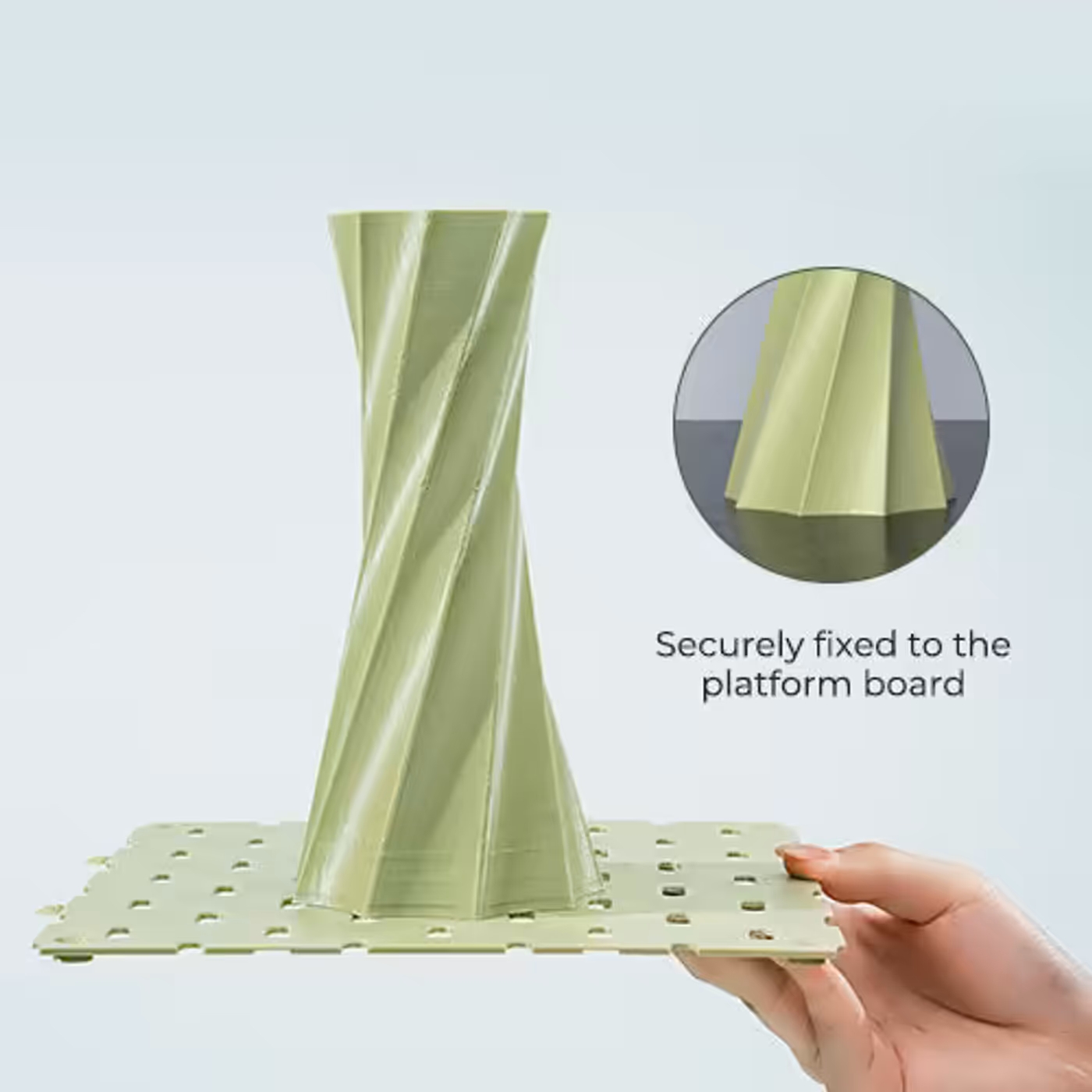 Adhesion at its finest showing minimized shrinkage and curling
