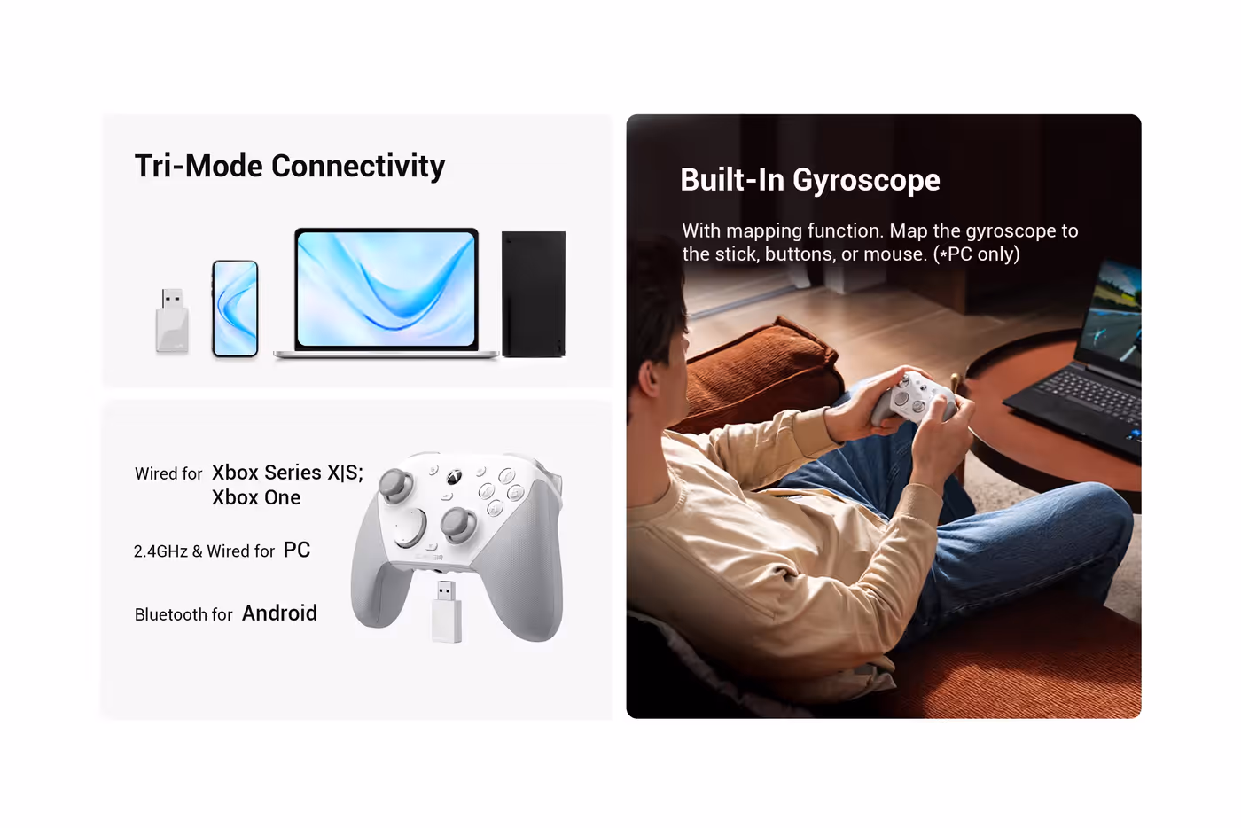 GameSir Mag-Res TMR joysticks on the G7 Pro controller