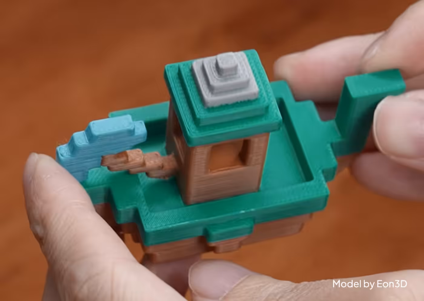 Elegoo PLA filament demonstrating smooth layer adhesion