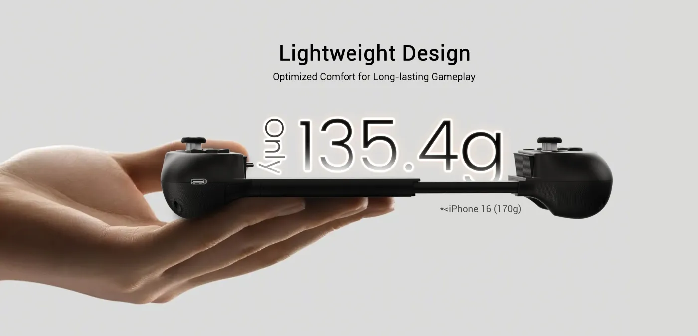 The X5 Lite extended to show its adjustable phone bridge