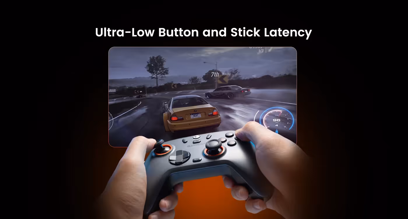 Hall Effect triggers and trigger stops on the Champions Edition controller