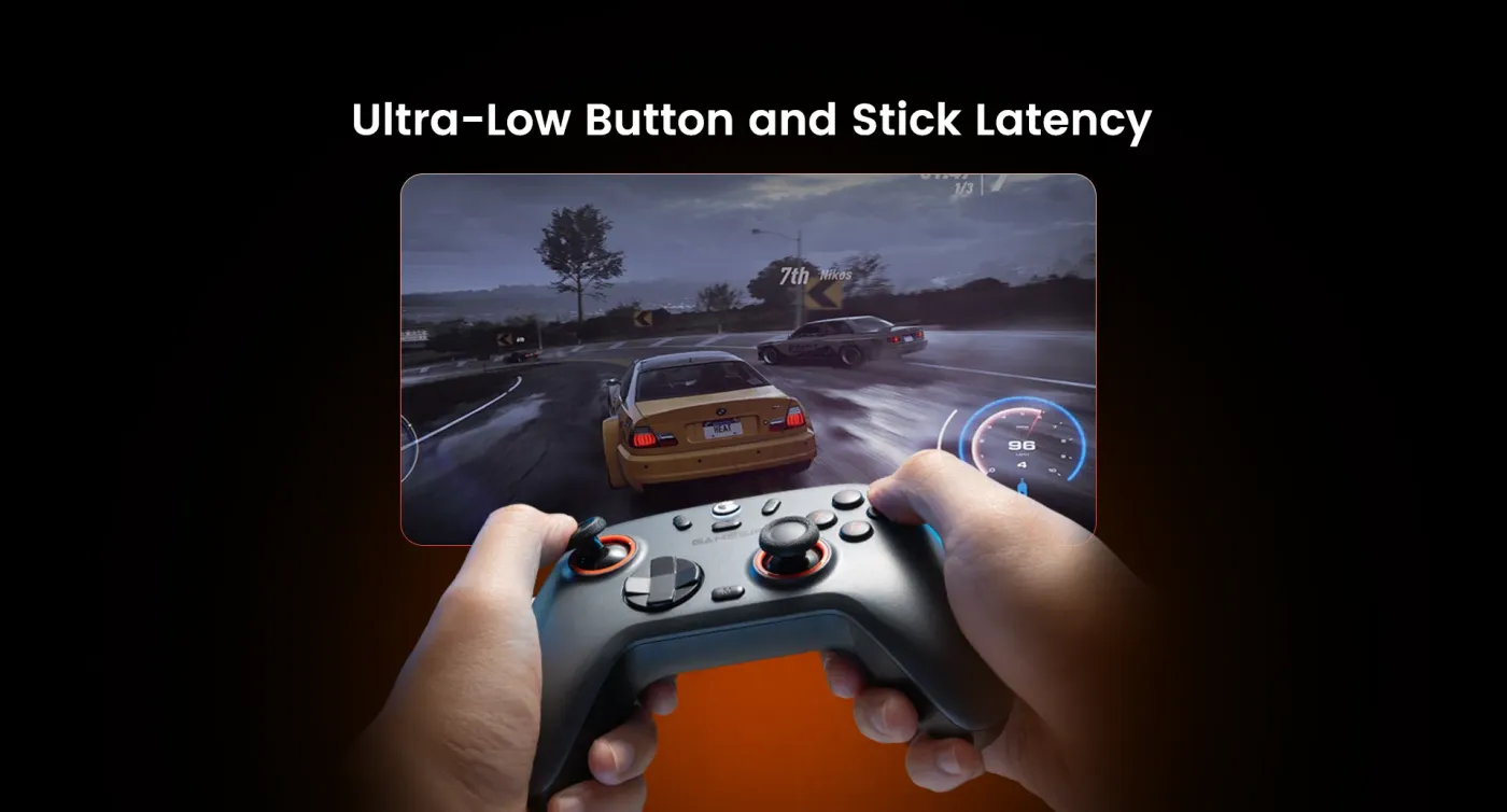 Hall Effect triggers and trigger stops on the Champions Edition controller