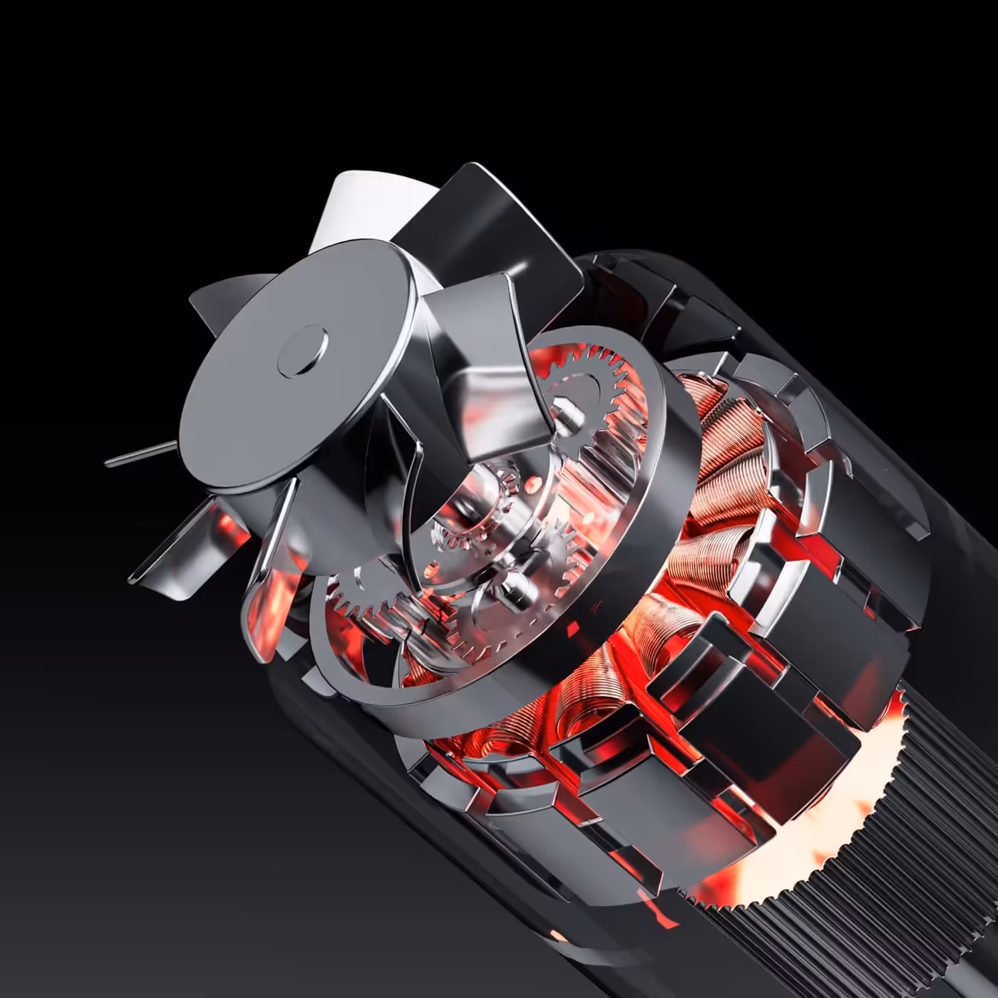 Dual-motor drive system illustration demonstrating the 125kg load capacity