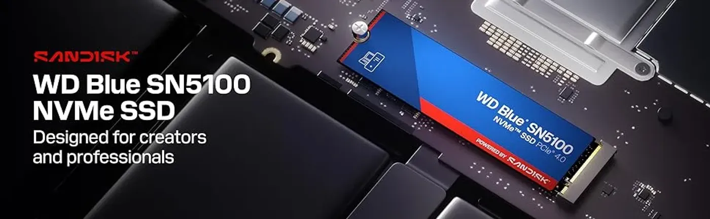 Western Digital WD Blue SN5100 1TB NVMe SSD — PCIe Gen4