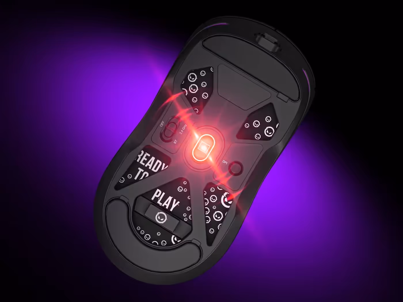 Gaming mouse sensor detail featuring Pixart PAW3311 technology
