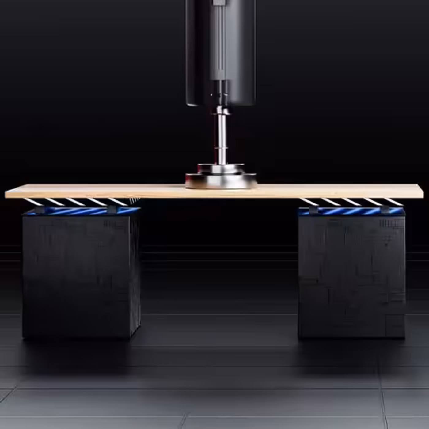 Solid Wood Desktop Panel.