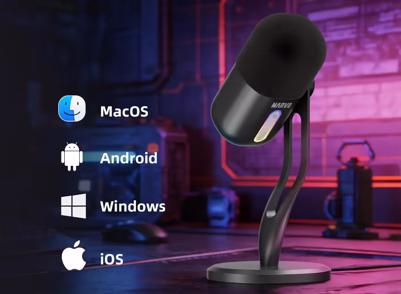 Blast 50 microphone using built-in noise reduction for clearer audio