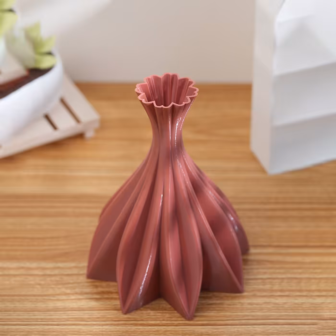 Glossy, high-detail 3D printed model displaying smooth surface finish