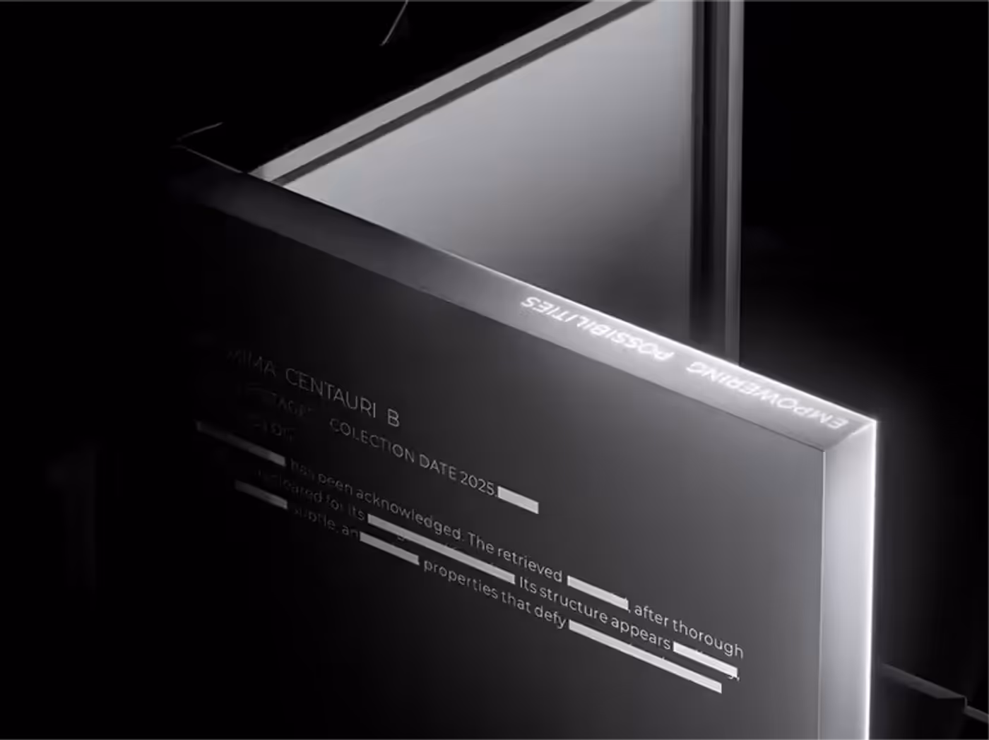 Close-up of the aluminum alloy frame and thin bezel design
