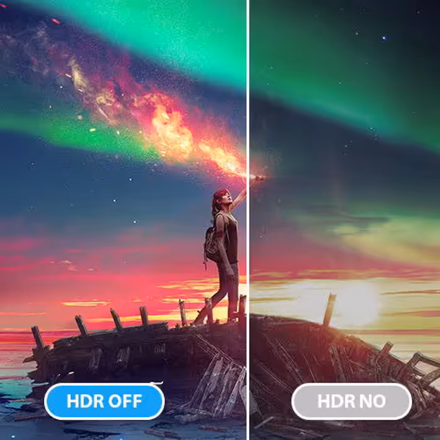Monitor showing 800:1 contrast ratio performance for image clarity